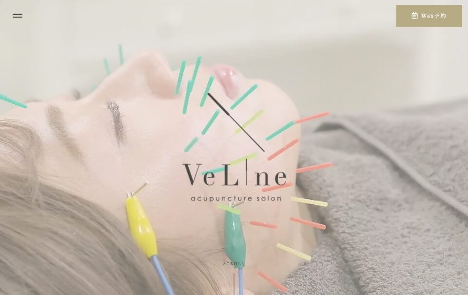 制作実績追加のご案内：美容鍼サロン「Veline」